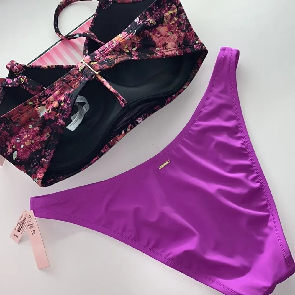 36DD/XLarge ViCTORIA SECRET SWIMSUIT 2 PC bikini New